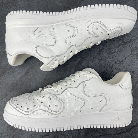 MSCHF Super Normal Size 11 Mens Coke White Triple Rare AF1 Air Force 1 Type NWB - Picture 6 of 12
